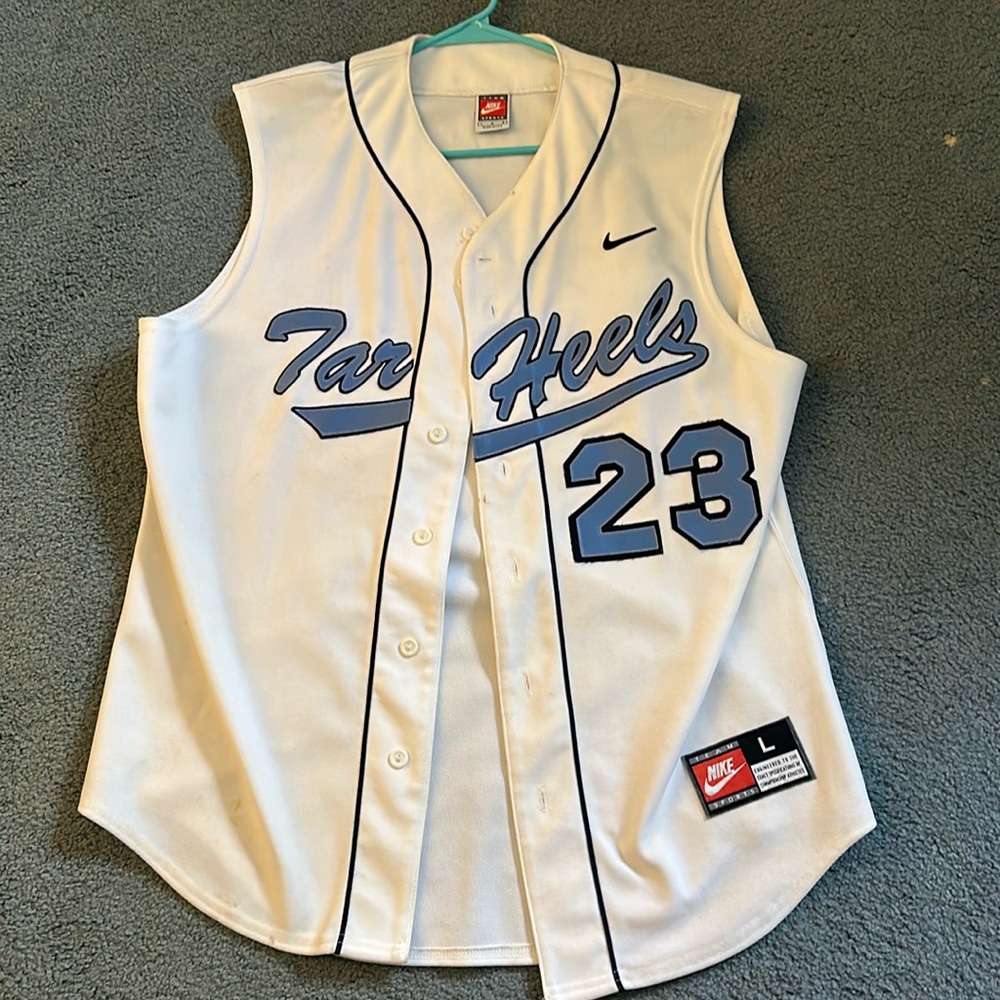 Nike UNC Baseball Jersey Authentic